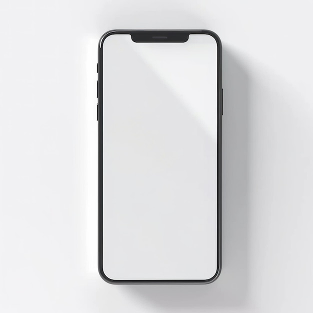 Mobile phone mockup Illustration AI GenerativexA