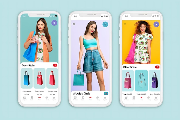 Mobile shopping app ui kit