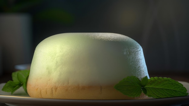 Mochi Japanese dessert Illustration Generative AI