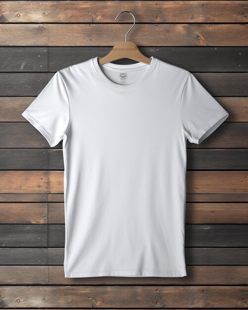 Mock Up Plain TShirt Front Isolated