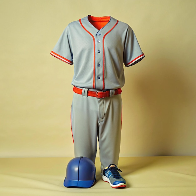 Photo mockup of a baseball jersey