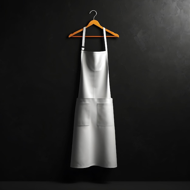 Mockup of blank empty a mesmerizing simple chef apron design