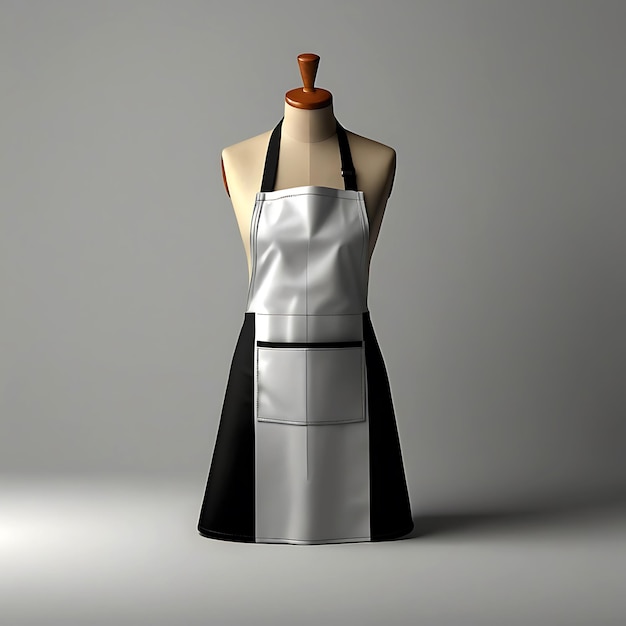 Mockup of blank empty a mesmerizing simple chef apron design