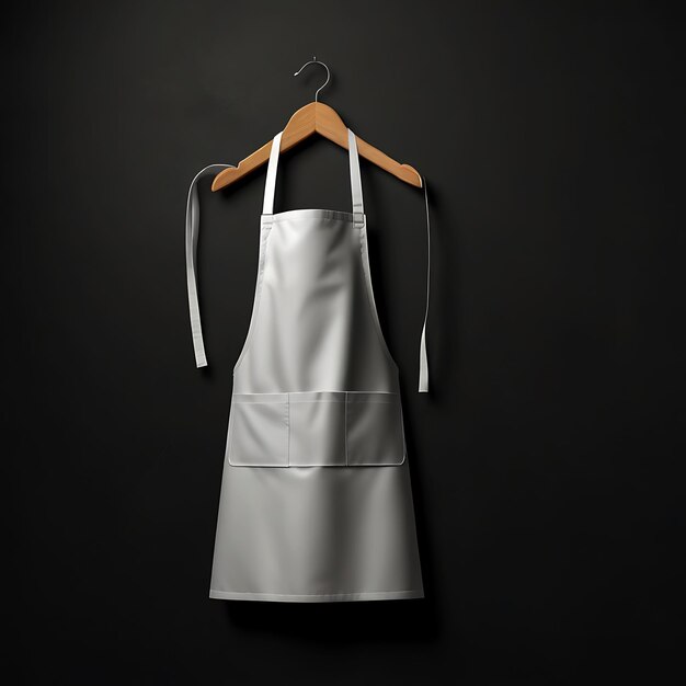 Mockup of blank empty a mesmerizing simple chef apron design