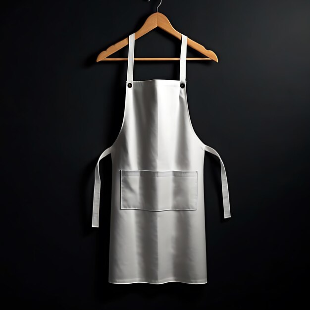 Mockup of blank empty a mesmerizing simple chef apron design