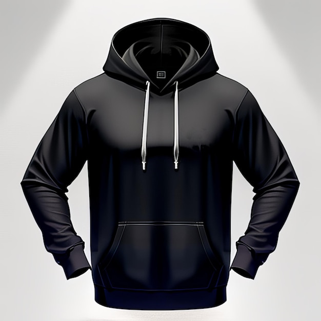 mockup of blank hoodie design