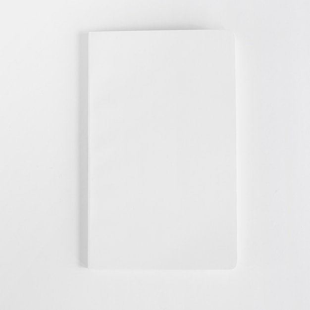 Photo mockup of blank white brochure