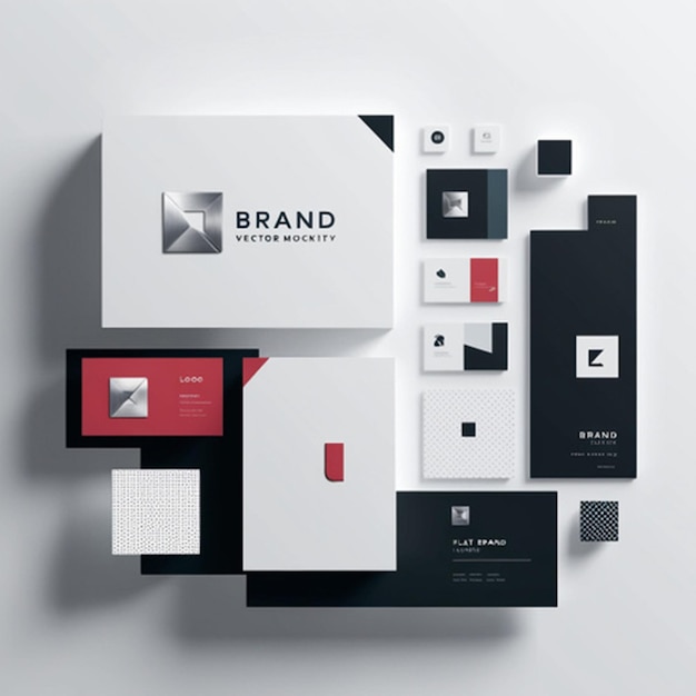 Photo mockup brand identity