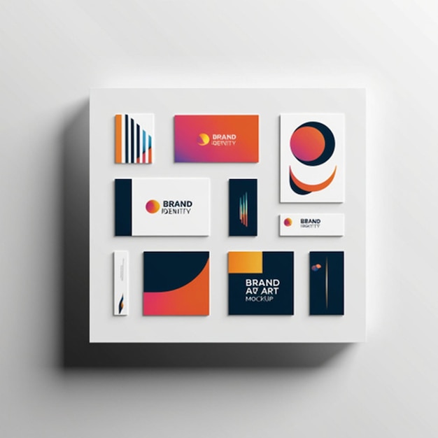 Photo mockup brand identity