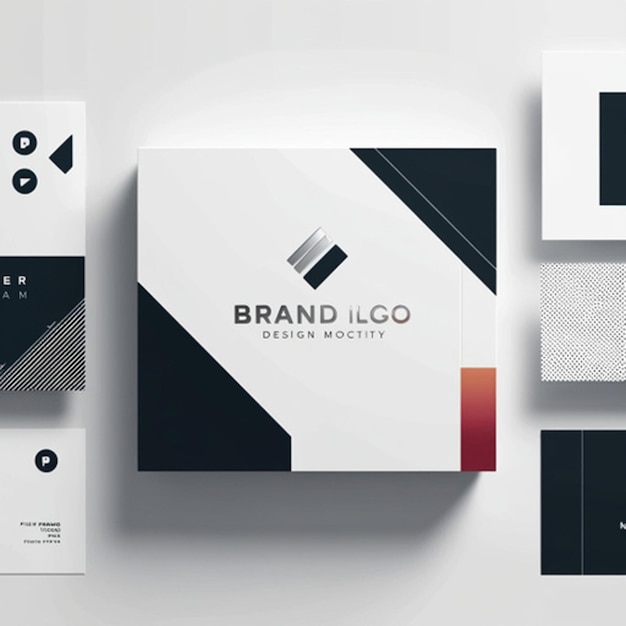 Photo mockup brand identity