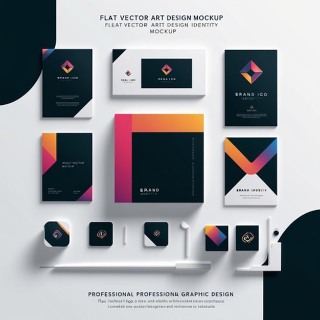 Photo mockup brand identity