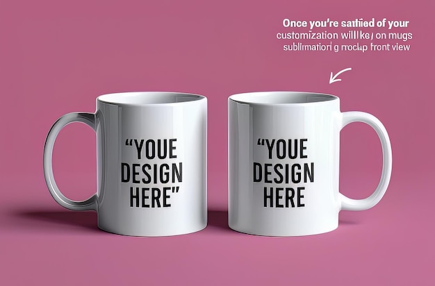 Mockup of a Ceramic Mug Perfect for businesses selling mugs just overlay your quote or design