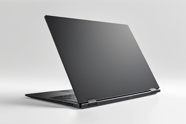 mockup laptop for various brands seen from the side