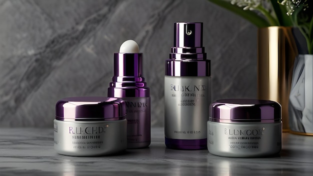 mockup packaging design for cosmetics