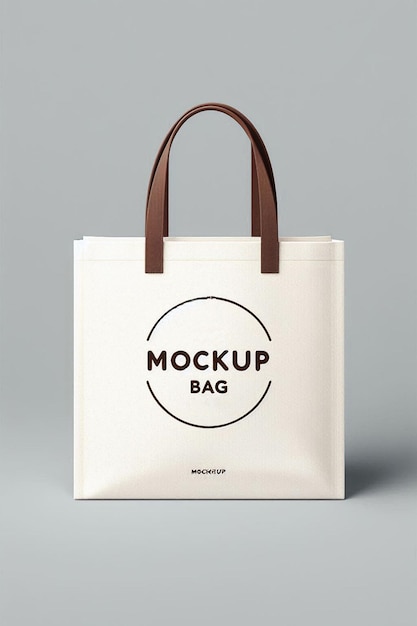 mockup of shopping bag