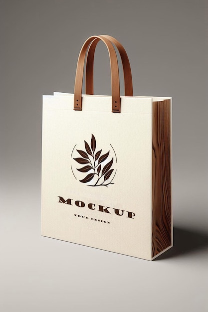 mockup of shopping bag