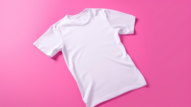 Mockup of tshirt on colorful background