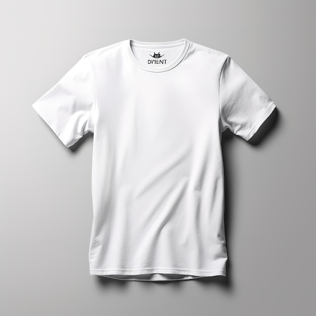 mockup of a white tshirt