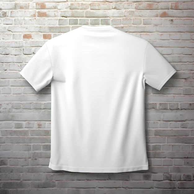 mockup of a white tshirt