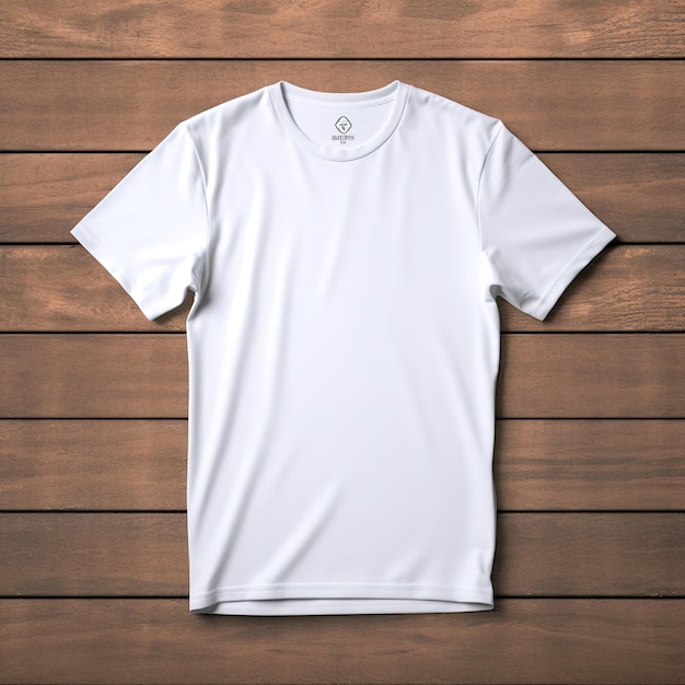 mockup of a white tshirt