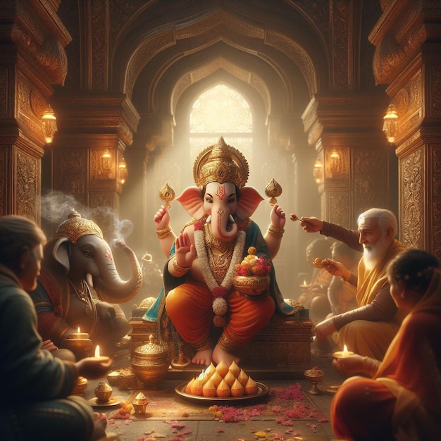 Modak offering to Lord Ganesha