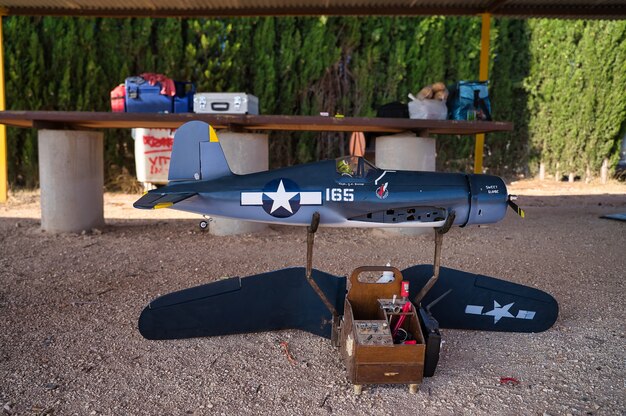 Model aircraft and models.