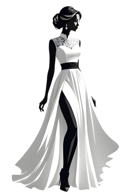 a model of a dress that saysbridalon it