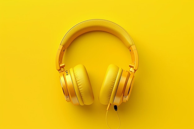 Modern 3D Headphones Ai generative