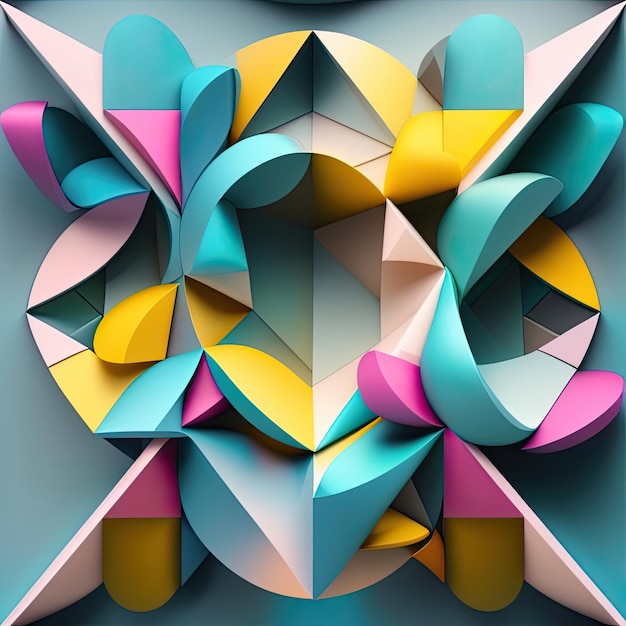 Modern Abstract 3D Background