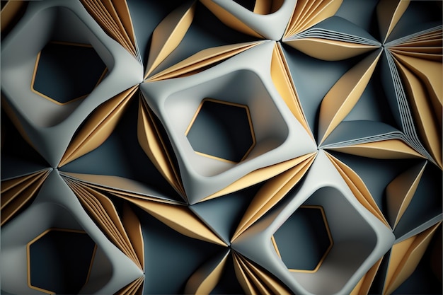 Modern Abstract Background futuristic pattern Generative AI