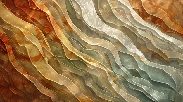 Modern abstract background imitating waves in brown shades