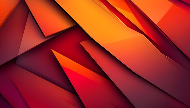 Photo modern abstract background simple red and orange