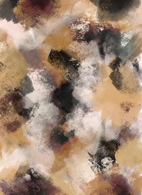 Modern Abstract Grunge Texture Painting