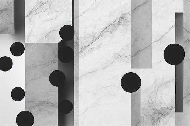 Modern abstract look at marble apartments