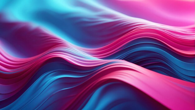 Modern abstract multiple color gradient flowing wave lines banner background