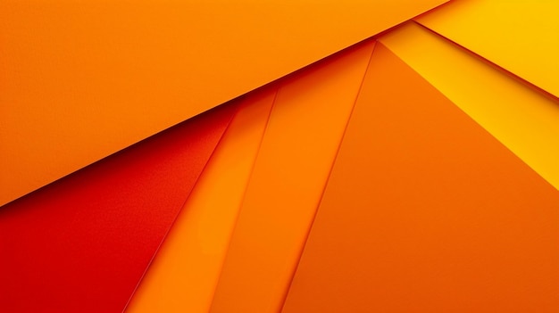 Modern Abstract Orange Geometric Shapes Background