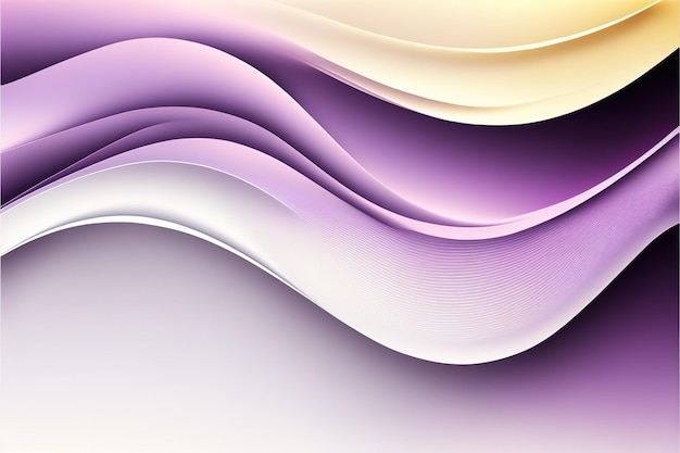 Modern abstract with wavy silk or textile banner design background