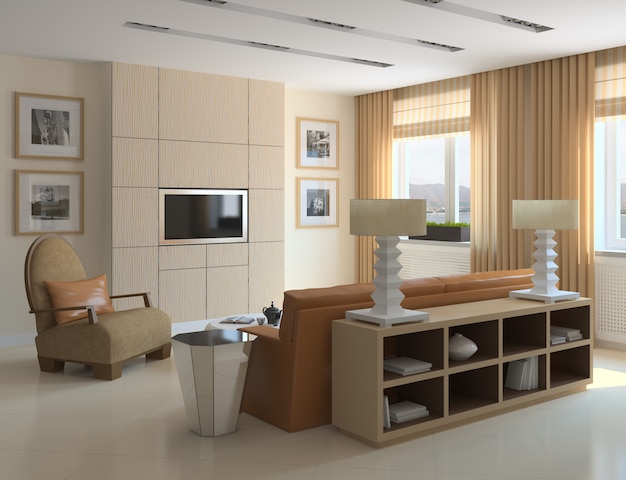 Modern apartment interior