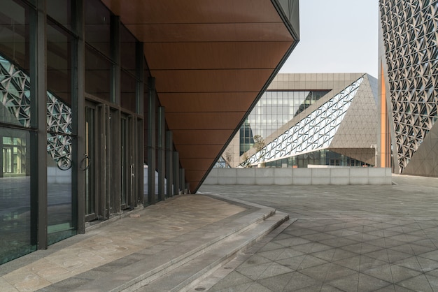 Modern Architecture of Art Center in Chongqing, China