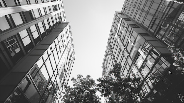 Modern Architecture Upward View