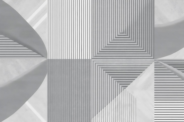 Modern art gray geometric pattern for posters cards banners websites prints Creative line art d