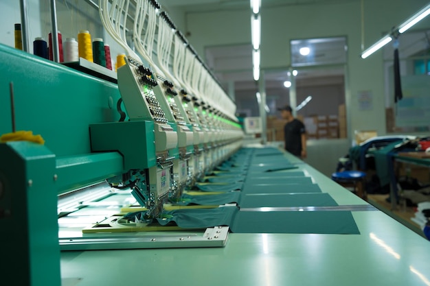 Modern and automatic high technology embroidery machine for textile or clothing apparel making cloth