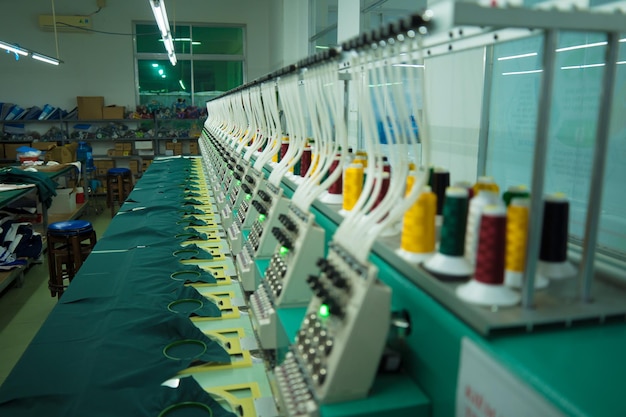 Modern and automatic high technology embroidery machine for textile or clothing apparel making cloth