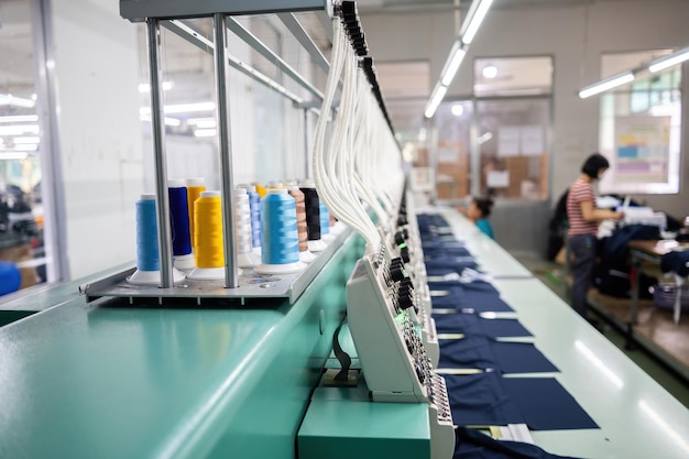 Modern and automatic high technology embroidery machine for textile or clothing apparel