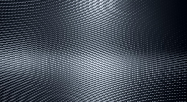 Photo modern background in carbon fiber texture horizontal format 3d render