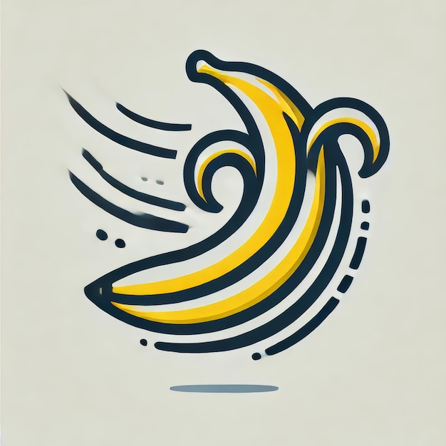 Photo modern banana logo