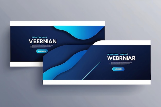 Modern banner design with navy blue background color Usable for banner cover and header