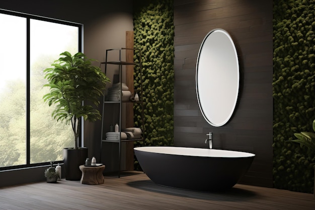 modern bathroom interior