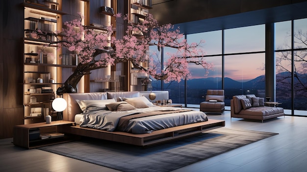 Modern Bedroom Beautiful 3D Design