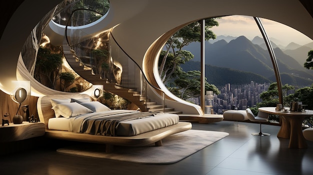 Modern Bedroom Beautiful 3D Design